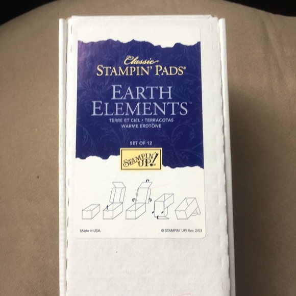 Stampin' Up! Office Set Of 2 Earth Elements Retired Stampin Up Inkpad